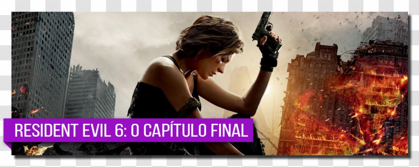 Resident Evil: The Final Chapter (The Official Movie Novelization) Claire Redfield Film Trailer - Flower - Milla Jovovich Evil Transparent PNG