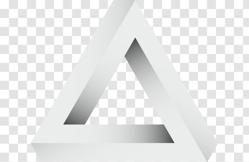 Penrose Triangle Three-dimensional Space Line - TRIANGLE Transparent PNG