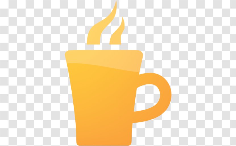 Hot Chocolate Coffee Cup Orange - Icon Transparent PNG