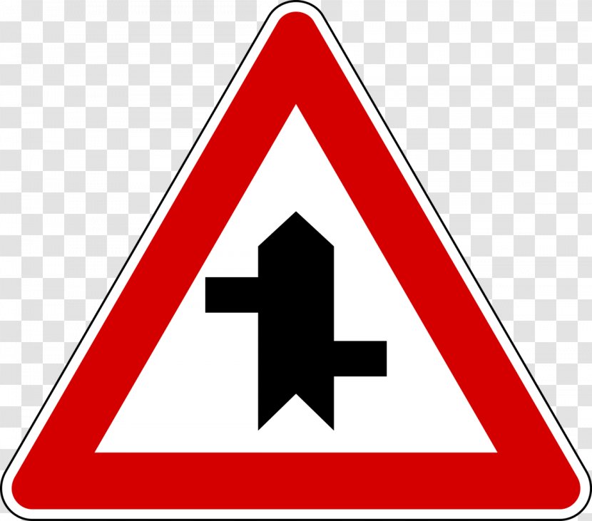 Level Crossing Traffic Sign Road Intersection Priority Signs - Number Transparent PNG