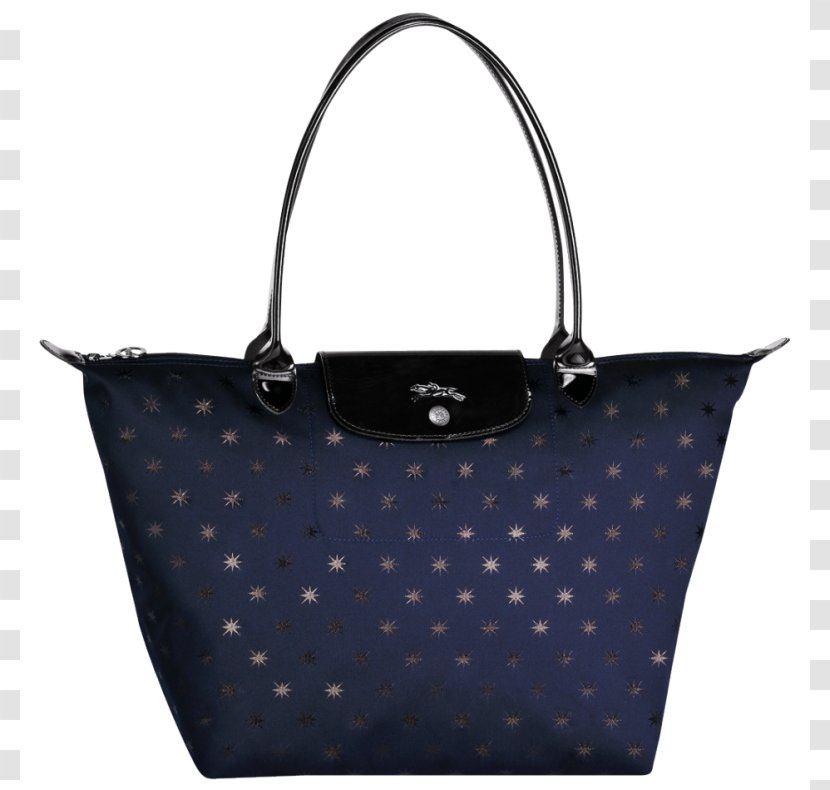 Handbag Longchamp Pliage Nylon Tote Bag - Black Transparent PNG
