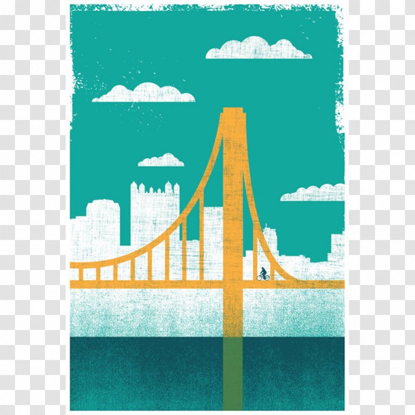 Pittsburgh Center For The Arts Screen Printing Printmaking Graphic Design - Rectangle - Bridge Vector Transparent PNG