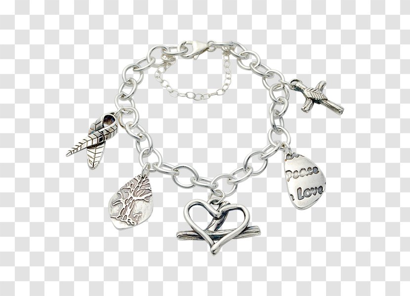 Charm Bracelet Jewellery Silver Necklace - Anklet - Topaz Twig Ring Transparent PNG