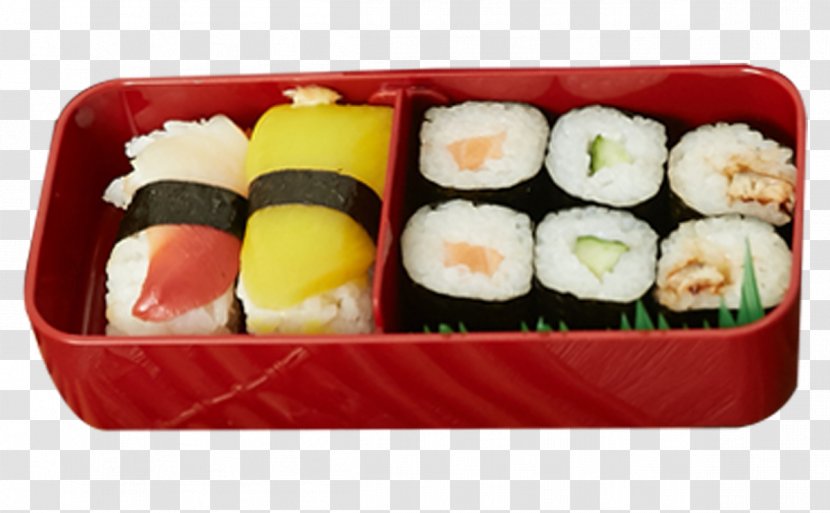 California Roll Bento Gimbap Sushi Lunch - Dish Transparent PNG