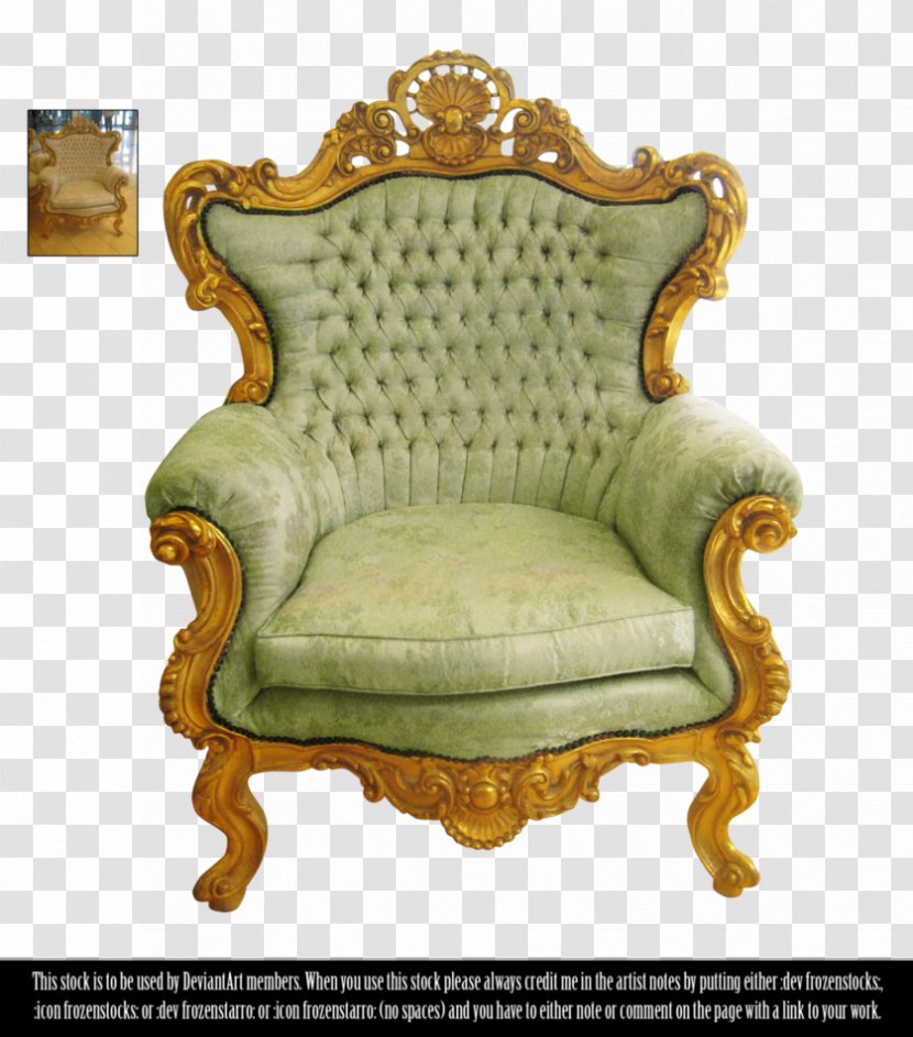 Chair Couch Dining Room - Antique - Sofa Transparent PNG