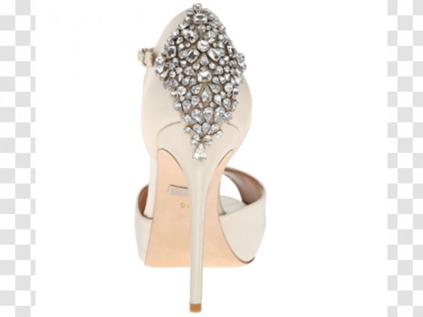 High-heeled Shoe Sandal - Beige - Bride Shoes Transparent PNG