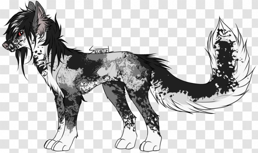 Dog Breed Line Art Drawing Sketch - Tail Transparent PNG