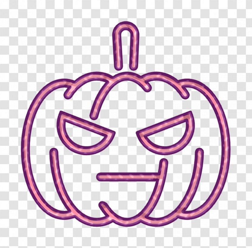 Celebration Icon Halloween Jack-o-lantern - Symbol - Coloring Book Magenta Transparent PNG