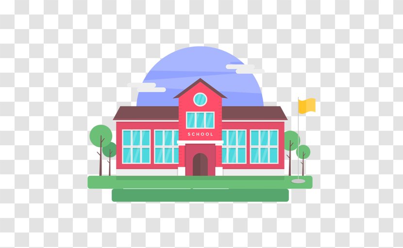 Illustration Clip Art School Building Image - Real Estate Transparent PNG