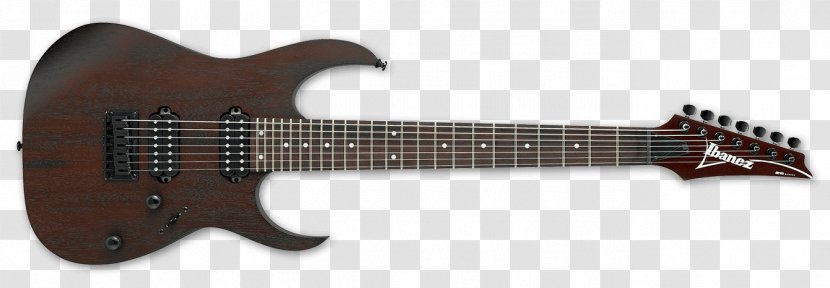 ESP LTD EC-1000 Seven-string Guitar Gibson Les Paul Guitars - Multiscale Fingerboard Transparent PNG