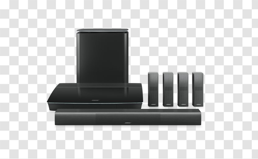 Home Theater Systems Bose Corporation 5.1 Entertainment Surround Sound Loudspeaker - Multimedia Transparent PNG