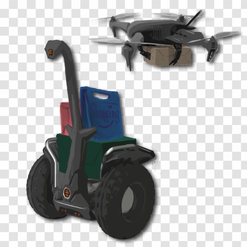 Shadowrun Cyberpunk Delivery Drone Wheel Unmanned Aerial Vehicle - Hardware - Shipping Transparent PNG