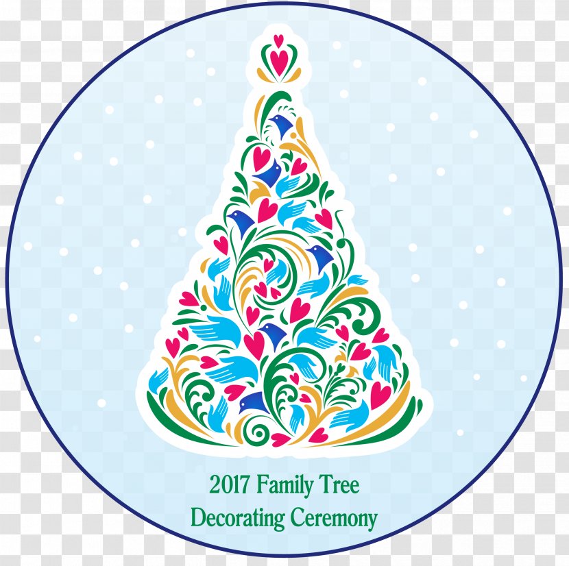 Christmas Tree Ornament Line Clip Art - Celebrate The Festival Transparent PNG