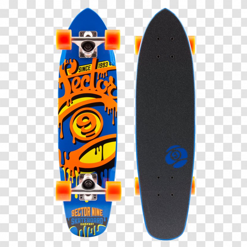 Longboard Sector 9 Skateboard - Blue Transparent PNG