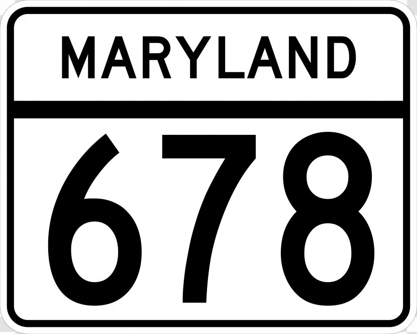Maryland Vehicle License Plates Number Logo Product - Black And White - Trademark Transparent PNG