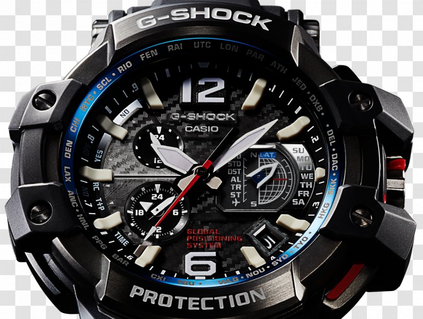 G-Shock GPW-1000 Solar-powered Watch Casio - Strap Transparent PNG