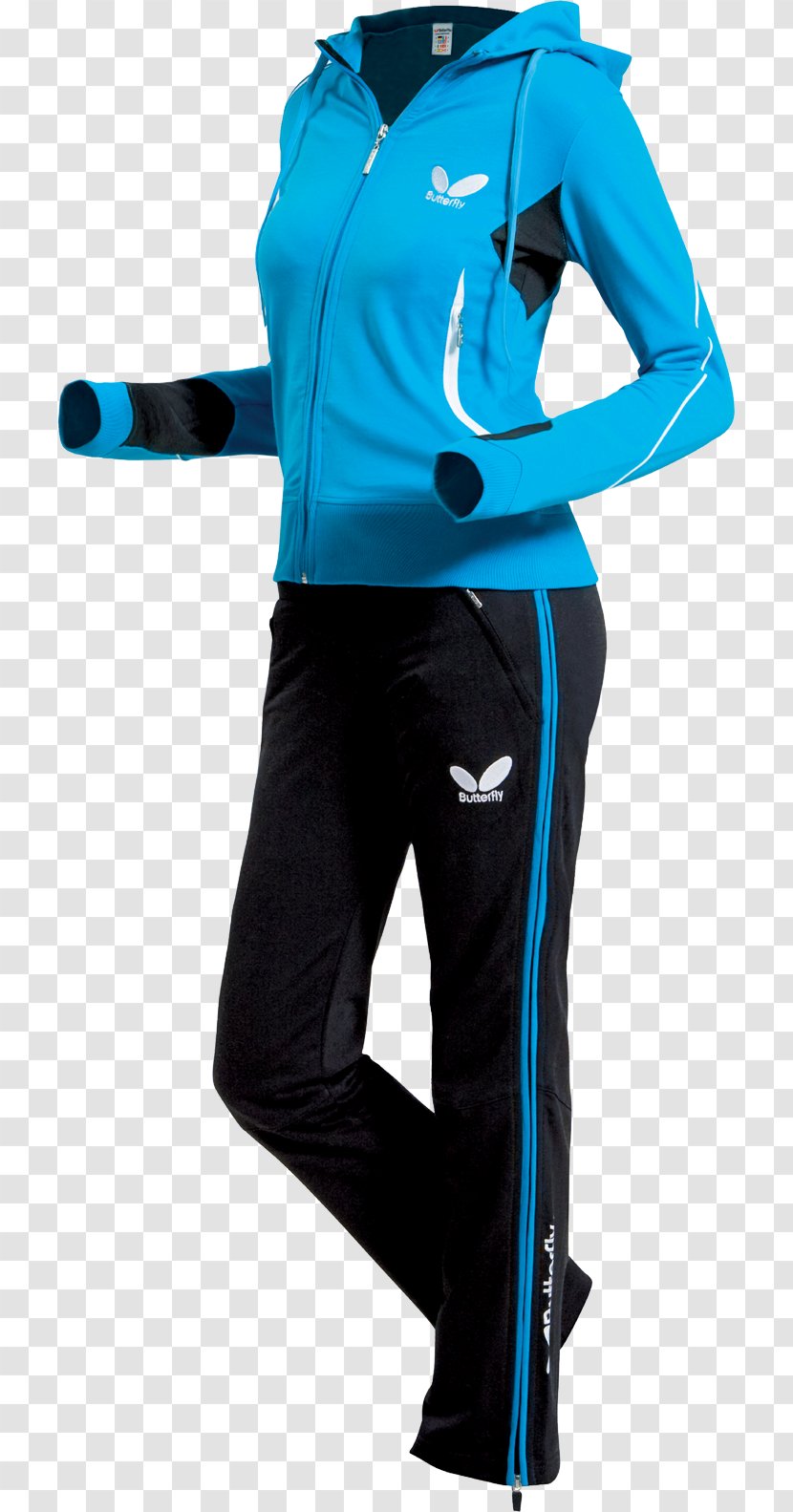 Hood Jacket Dry Suit Costume Sleeve - Turquoise Transparent PNG