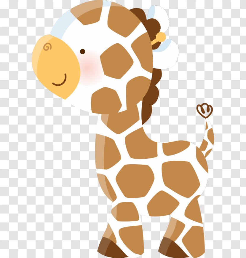 Giraffe Baby Jungle Animals Wall Decal Safari Infant - Flower - Watercolor Transparent PNG