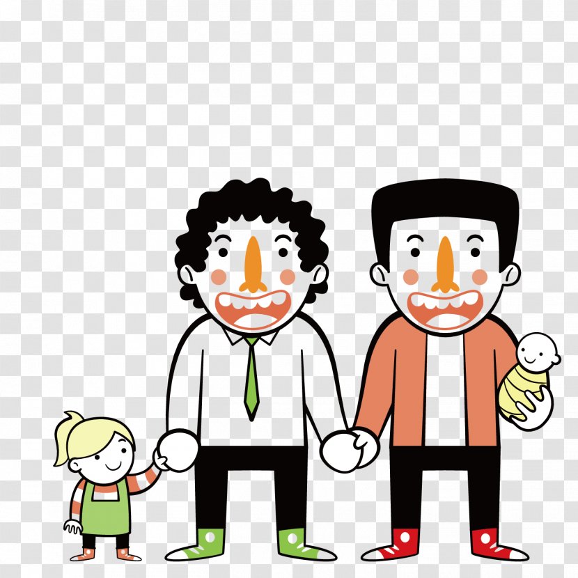 Happiness Family - Fictional Character - Of Four Transparent PNG