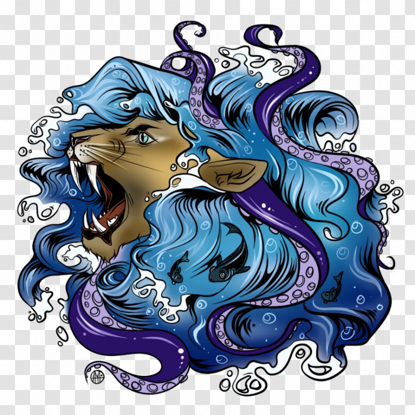 DeviantArt Lion Drawing - Mythical Creature Transparent PNG