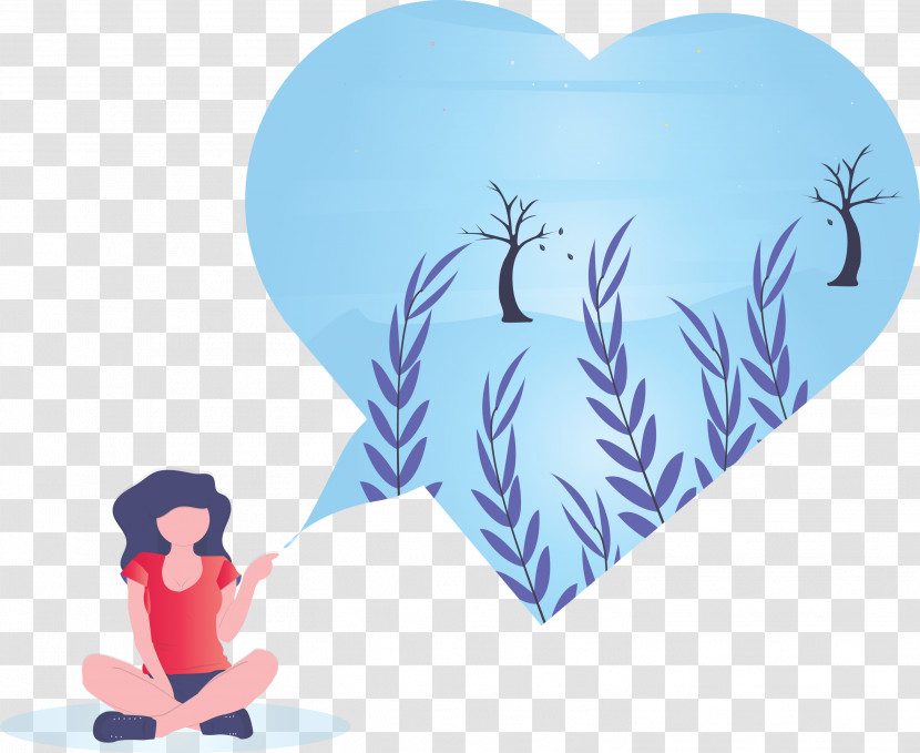 Cartoon Heart Gesture Love Transparent PNG