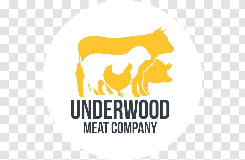 Underwood Meat Company Logo Butcher - Business - Road Card Transparent PNG