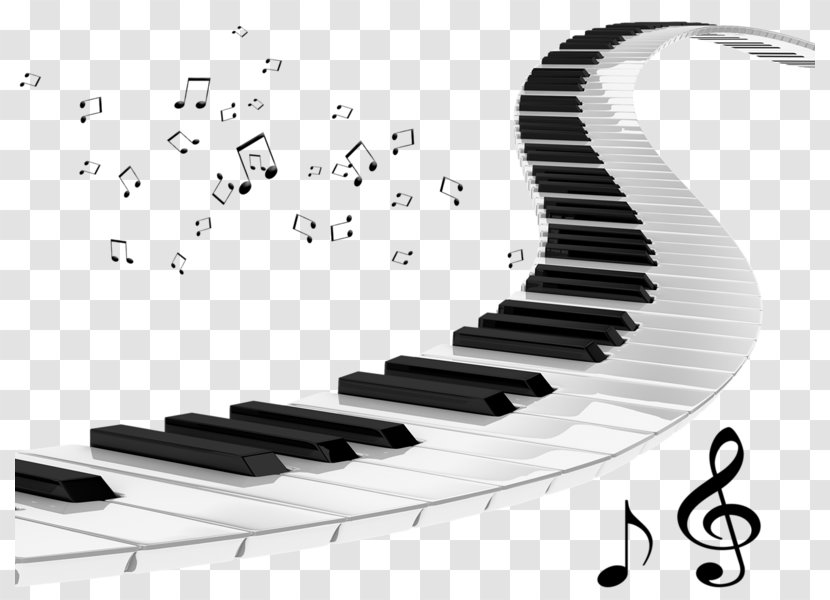 Piano Musical Instruments Keyboard - Flower Transparent PNG