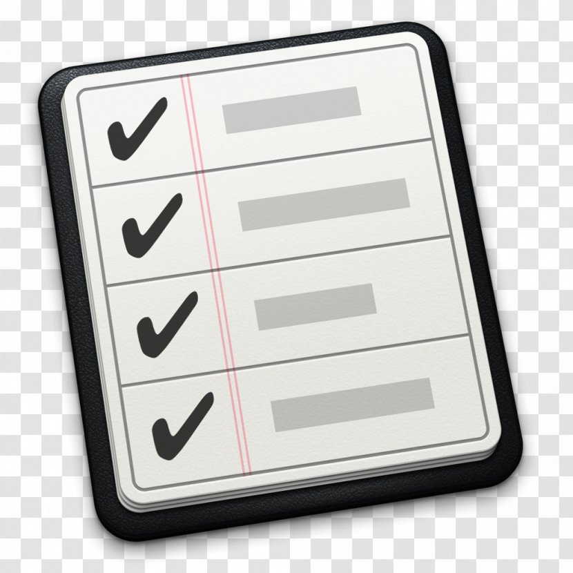 Reminders MacOS OS X Yosemite - Os - List Transparent PNG