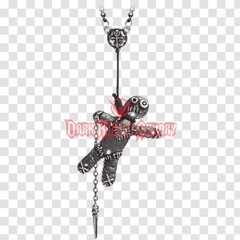 Charms & Pendants Voodoo Doll Necklace Jewellery - Pewter Transparent PNG