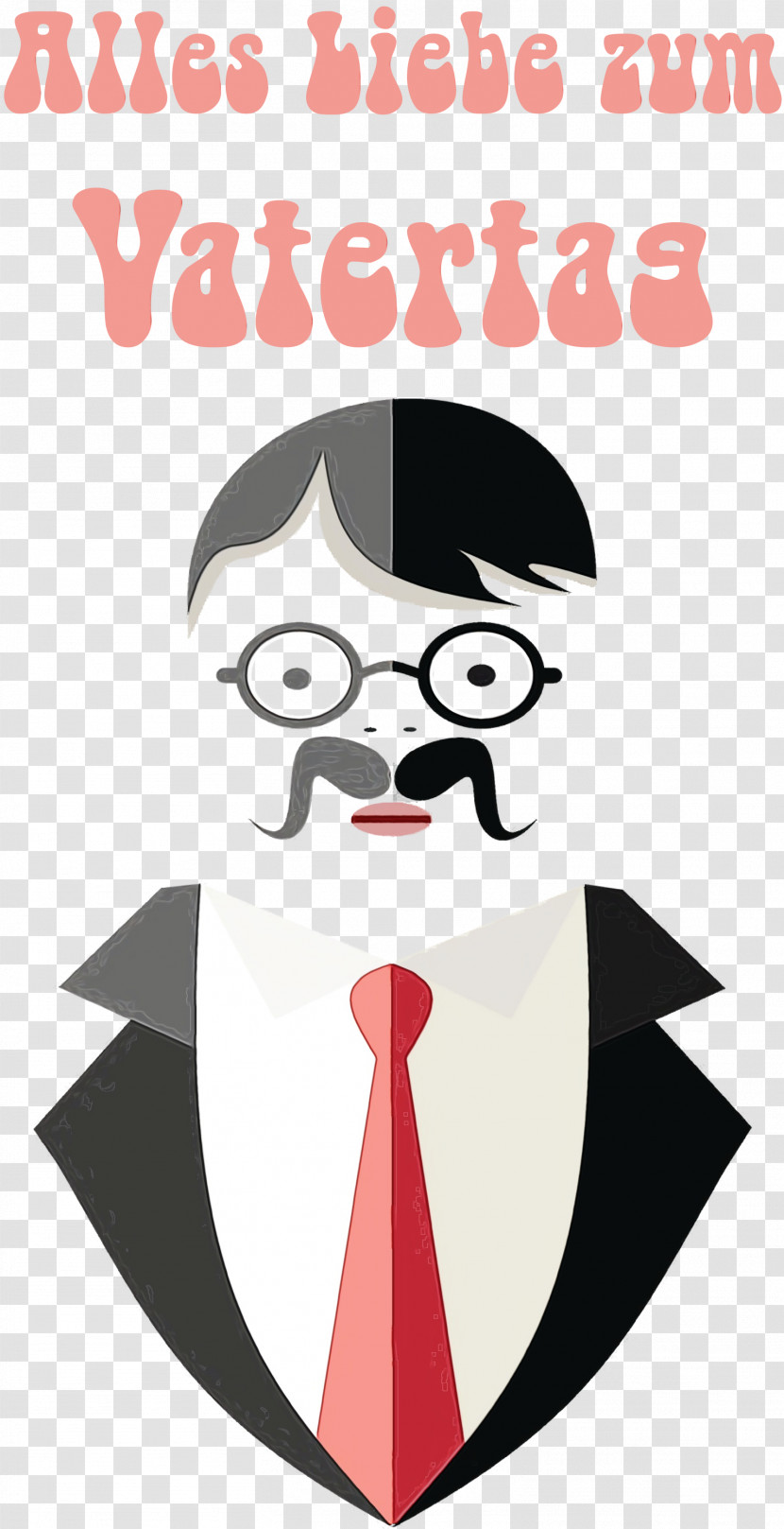 Cartoon Moustache M Character Eyewear Meter Transparent PNG