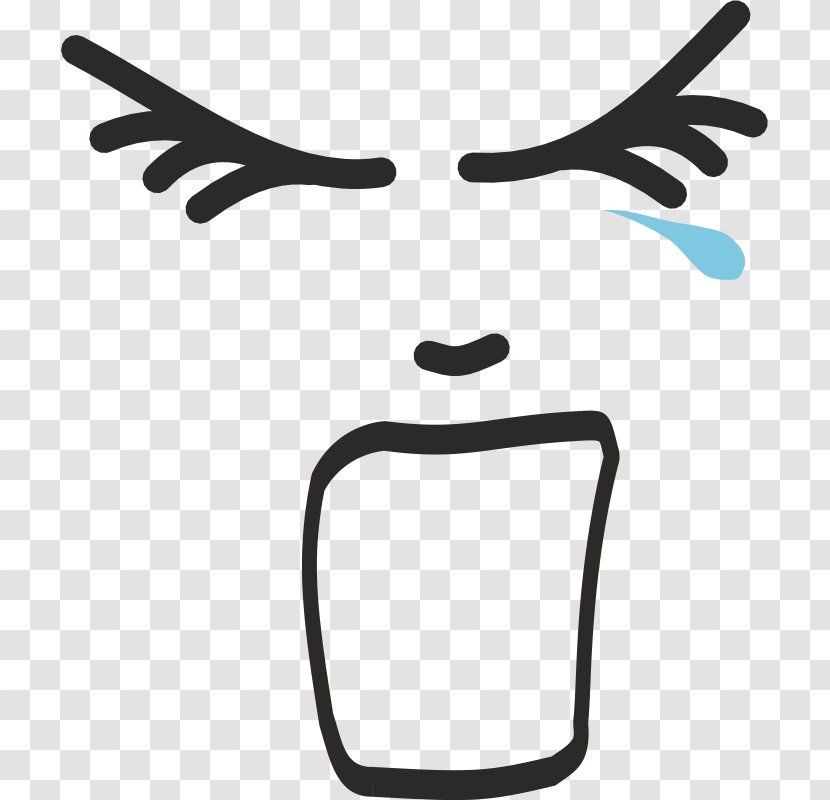 Ghostface Screaming Crying Clip Art - Drawings Of People Transparent PNG