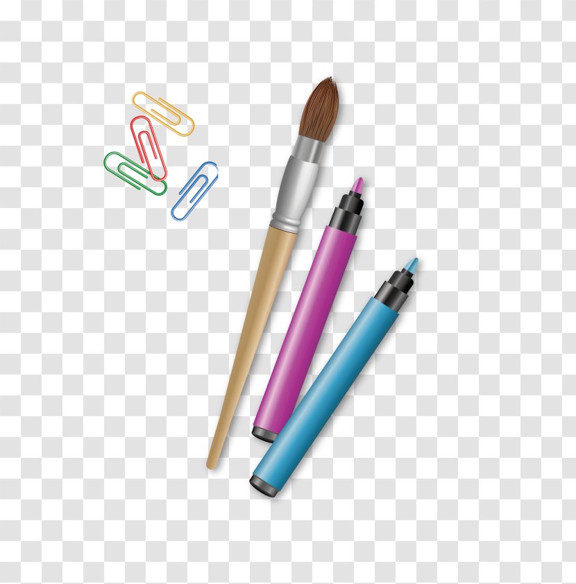 Colored Pencil Euclidean Vector - Color Pen Transparent PNG