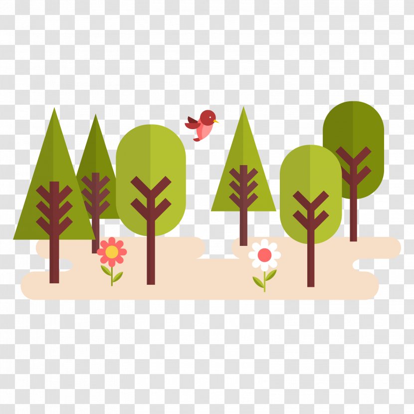 Camping Tent - Plant - Mouse Cartoon Tree Flowers Vector Transparent PNG