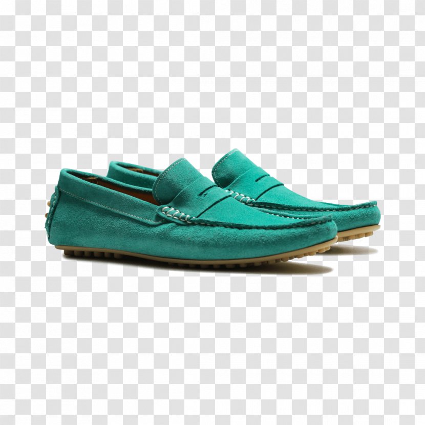 Slip-on Shoe Suede - Electric Blue - Design Transparent PNG