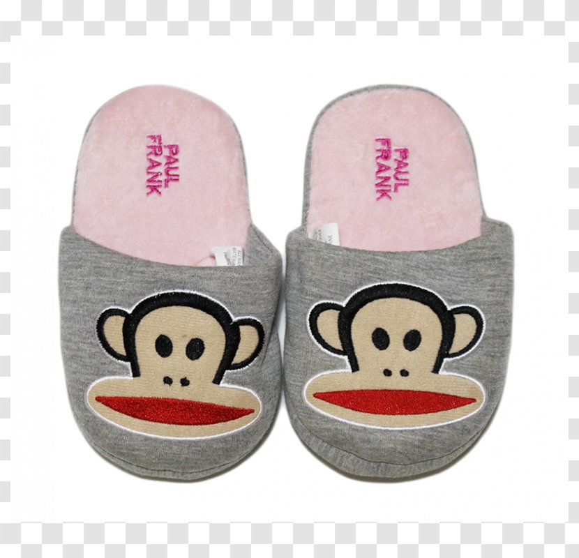 Slipper Flip-flops Shoe Paul Frank Industries Animal - Flower - Pink Baby Transparent PNG