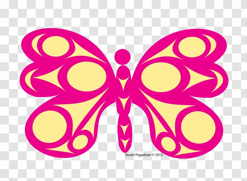 Coast Salish Drawing Peoples Coloring Book Value Stream Mapping Software - Brush Footed Butterfly - Border Transparent PNG