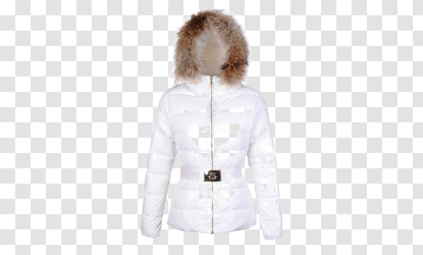 Moncler Down Feather Coat Jacket Daunenmantel - Fur Clothing - Ski Cap Transparent PNG