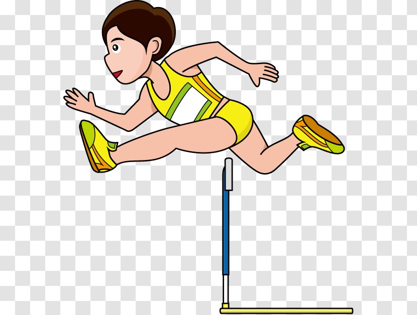 Track & Field Athlete Athletics Hurdling Clip Art - Silhouette - Cliparts Transparent PNG