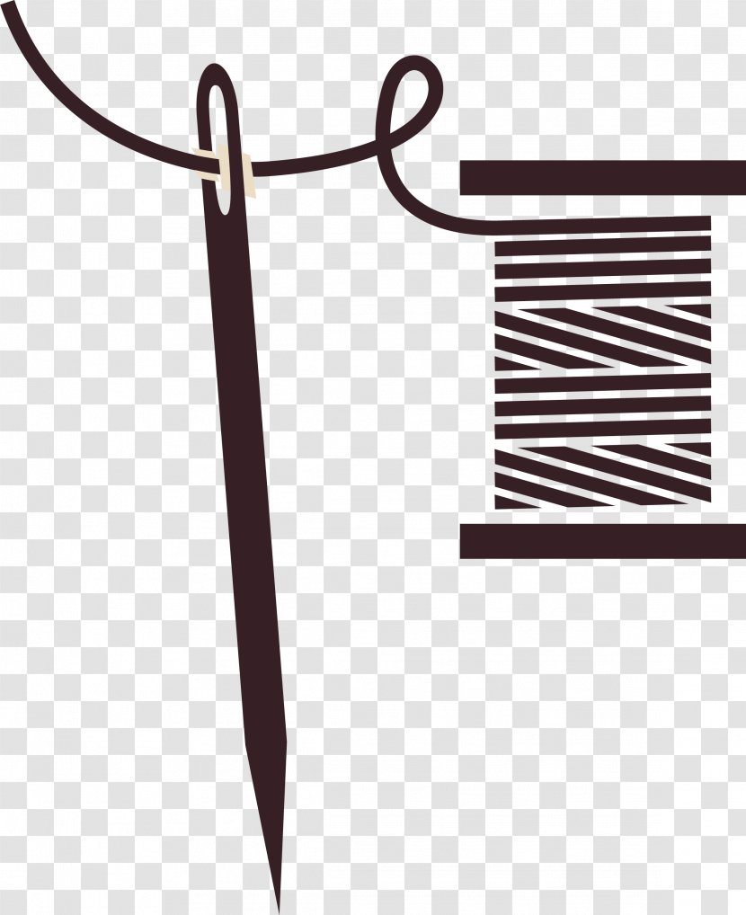 Sewing Needle Embroidery Textile Clothing - Package Icon Transparent PNG