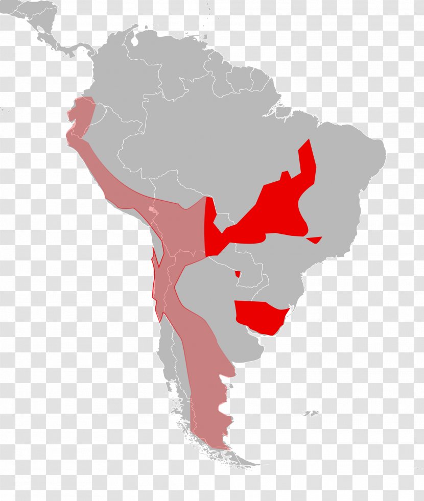 Latin America South United States Map Language - World Transparent PNG