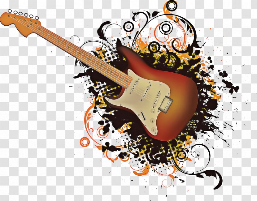 Guitar Cartoon - Guitarist - Visual Arts Musical Instrument Accessory Transparent PNG