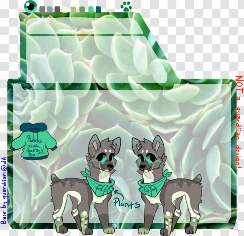 Dog Green Character Animated Cartoon Transparent PNG