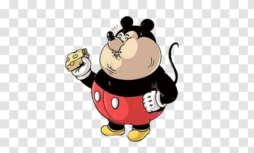Mickey Mouse Minnie Fat - Material - Eat Transparent PNG