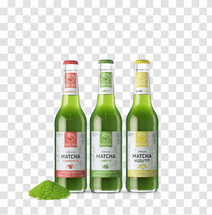 Liqueur Fizzy Drinks Tea Matcha Juice - Wine Bottle Transparent PNG