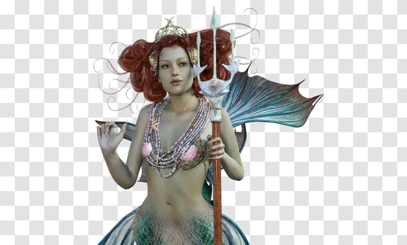Mermaid Siren Sprite Neck Transparent PNG