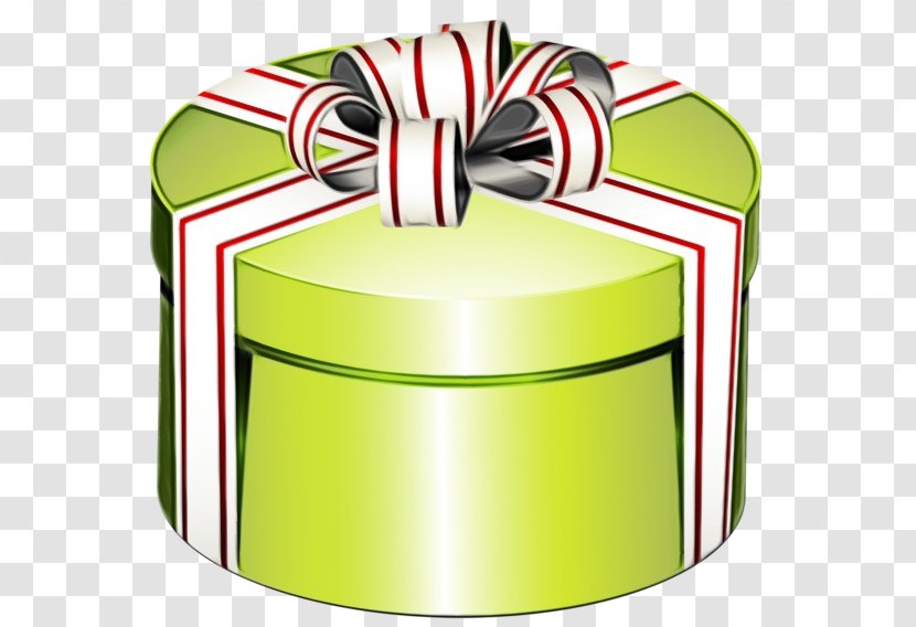 Gift Card Ribbon - Decorative Box - Yellow Transparent PNG