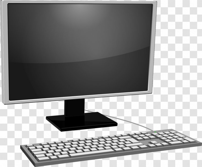 Computer Keyboard Monitor Mouse Hardware Clip Art - Technology Transparent PNG