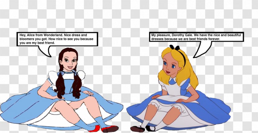 Dorothy Gale Alice's Adventures In Wonderland White Rabbit - Cartoon - Alice Dress Transparent PNG