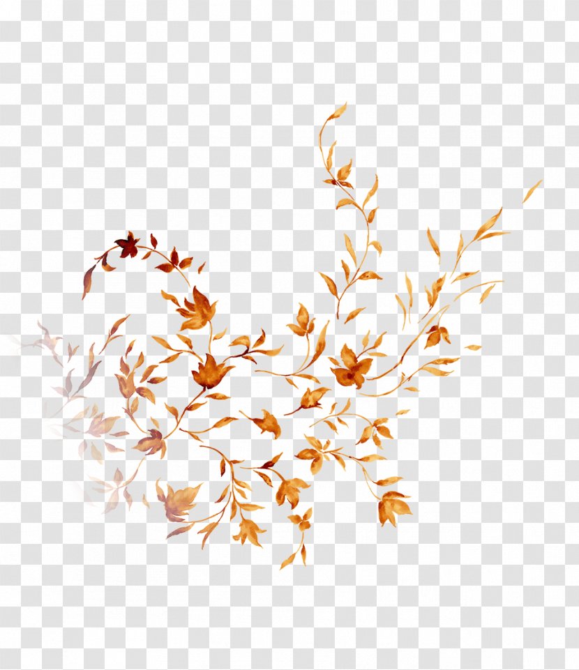 Petal Maple Leaf Yellow - Pink - Autumn Leaves Falling Free Material Transparent PNG