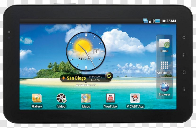 Samsung Galaxy Tab 7.0 Firmware Computer Android - Series - Tablet Transparent PNG